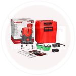 ⁦ميزان ليزر كراون اخضر 5 خط شنطة ضد الصدمات 30 متر موديل CROWN - CT44024⁩ - الصورة ⁦2⁩