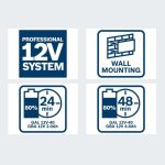 ⁦شاحن بطاريه بوش 12 فولت صنع في المجر BOSCH GAL 12V-40⁩ - الصورة ⁦3⁩