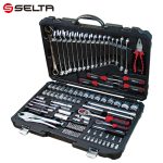 شنطه عدة  سيلتا متكامله 101 قطعه 4/1 و 1/2 بوصه SELTA