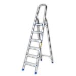 سلم الومنيوم ميتافورم منزلي طراز كومفي 7 درجات الطول من 1.50م الى 2.27م METAFORM