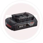بطاريه بوش 18 فولت 1.5 امبير ماليزي BOSCH - GBA 18V 1.5AH