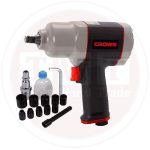 ⁦طقم شنيور كراون 11 قطعه فك و ربط 1/2 بوصه 660 نيوتن شنطة بلاستيك موديل CROWN - CT38113BMC⁩ - الصورة ⁦2⁩