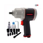 طقم شنيور كراون 11 قطعه فك و ربط 1/2 بوصه 660 نيوتن شنطة بلاستيك موديل CROWN - CT38113BMC