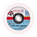 حجر قطعية إنوكس هيفي ديوتي ألمانى درونكو مقاس 4.5 بوصه 1.0-22 DRONCO