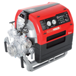 طلمبة اطفاء حريق بافاريا  عائمة ماركة DARLEY طراز HEF بمحرك هوندا بلاكور طرد مورس 2.5 بوصة BAVARIA