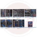 ⁦طقم عدة كامل 173 قطعة للتروللى 5 - 7 درج 173 قطعة كينج تونيKING TONY⁩ - الصورة ⁦2⁩