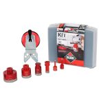 بنط الماظ جاف روبي 28-35-43-65مم و محور للبنط RUBI KIT DRYGRESS