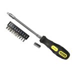 طقم سن مفك 12 قطعة  عادة / صليبة / توركس / مريع ستانلي STANLEY STHT62508-8