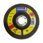 قرص صنفرة مروحية 4.5 بوصه حديد خشانة 40 DEBOR