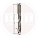 بنطه  Lockset Spiral Bit Solid HW D16x45-95x150 Z3R RH CMT