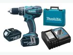 ⁦شنيور ماكيتا بطاريه 18 فولت موديل - MAKITA  DHP456RFE⁩ - الصورة ⁦2⁩